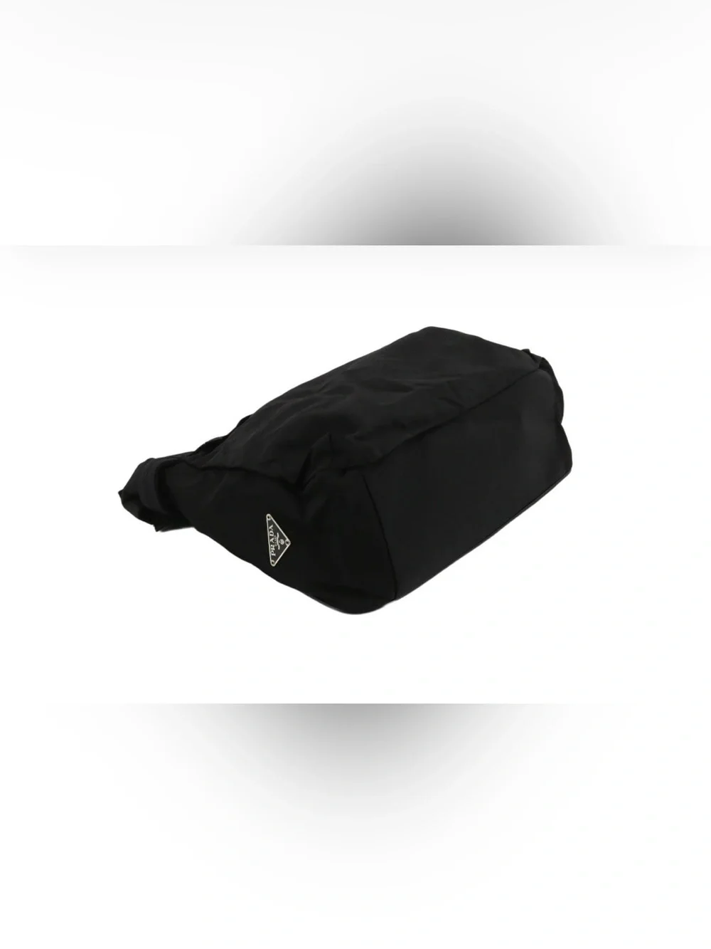 Prada Black Nylon Messenger Crossbody Clean Condition Includes COA